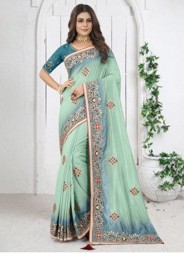 Modern Resham Party Classic Saree