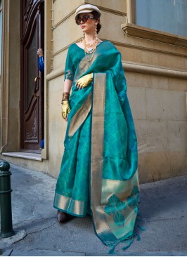 Modernistic Organza Traditional Saree