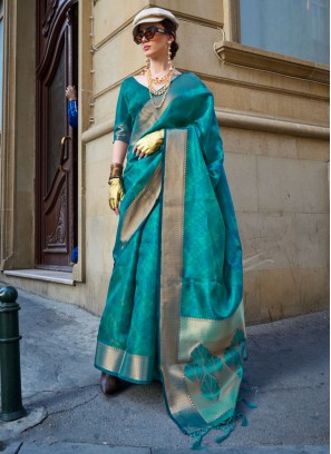 Modernistic Organza Traditional Saree