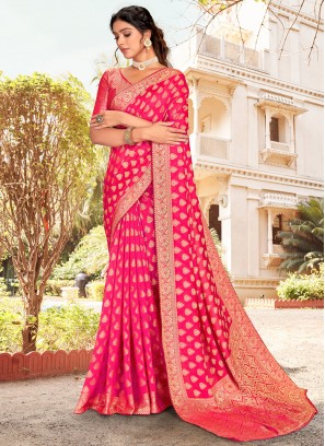 Modish Silk Border Saree