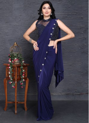 Monumental Border Imported Contemporary Saree