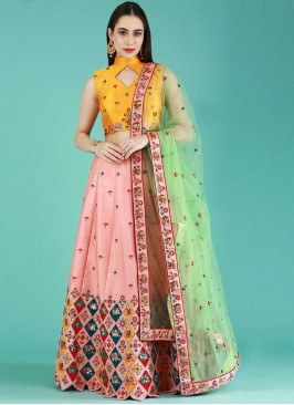 Monumental Designer Lehenga Saree For Engagement