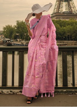 Monumental Weaving Organza Trendy Saree