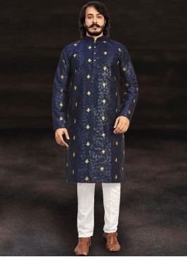 Moody Blue Kurta Set