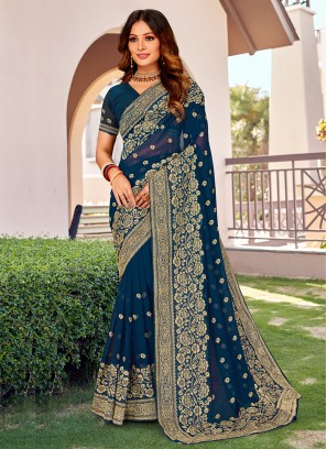 Morpeach  Party Classic Saree