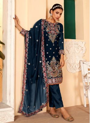 Morpeach  Sequins Straight Salwar Kameez