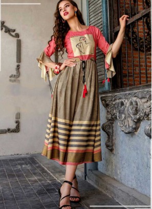 Multi Color Cotton Amazing Kurti