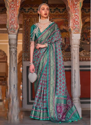 Multi Colour Casual Contemporary Saree