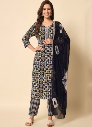 Multi Colour Casual Salwar Kameez