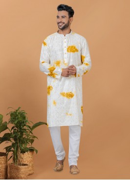 Multi Colour Ceremonial Kurta Pyjama