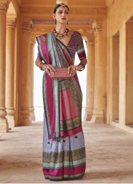 Multi Colour Color Contemporary Saree