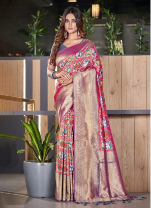 Multi Colour Color Designer Saree