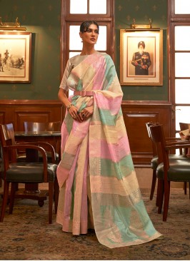Multi Colour Color Designer Traditional Saree