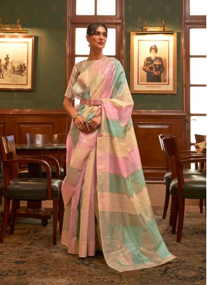 Multi Colour Color Designer Traditional Saree