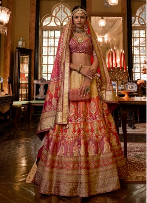 Multi Colour Color Readymade Lehenga Choli