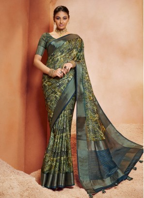 Multi Colour Color Trendy Saree