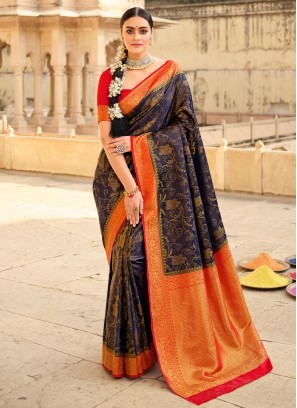 Multi Colour Color Trendy Saree