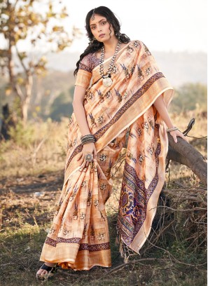 Multi Colour Cotton Casual Saree