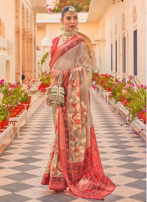 Multi Colour Festival Saree