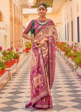 Multi Colour Party Chiffon Contemporary Style Saree