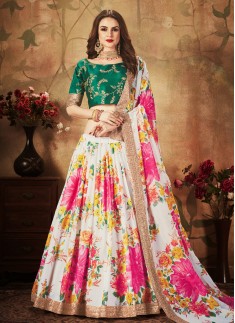 Multi Colour Party Lehenga Choli