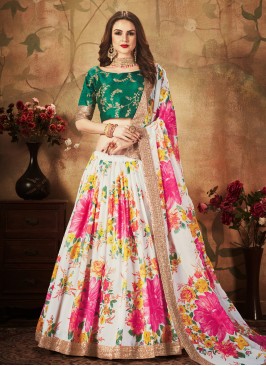 Multi Colour Party Lehenga Choli