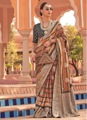 Multi Colour Sangeet Classic Saree