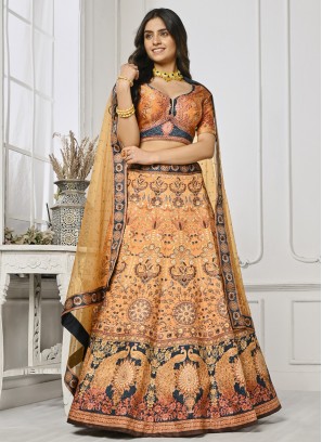 Multi Colour Swarovski Engagement Designer Lehenga Choli