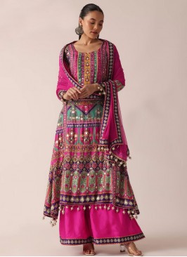 Muslin Multi Colour Salwar Kameez