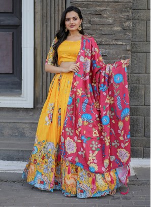 Mustard Color Trendy Lehenga Choli