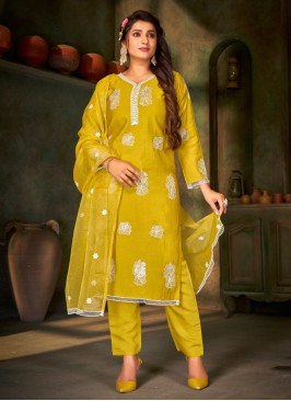 Mustard Silk Readymade Style