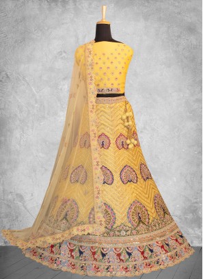 Mustard Wedding Lehenga Choli