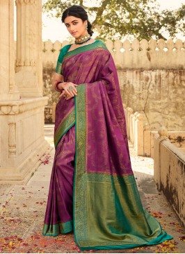 Mystic Border Party Contemporary Saree