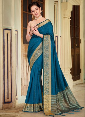 Mystic Border Rama Trendy Saree