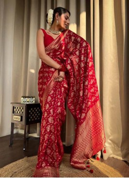 Mystic Zari Banarasi Silk Classic Saree