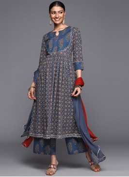 Mystical Cotton Palazzo Salwar Kameez