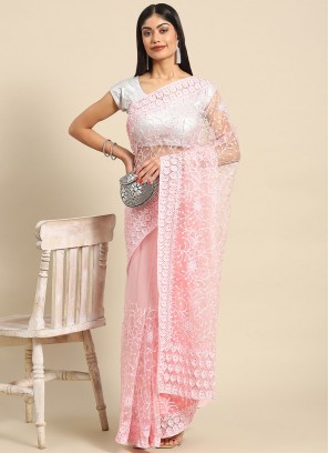 Mystical Net Festival Contemporary Style Saree