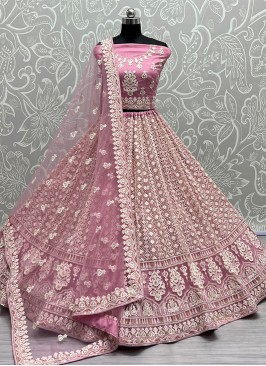 New and Unique Flamingo Wedding Lehenga Choli with