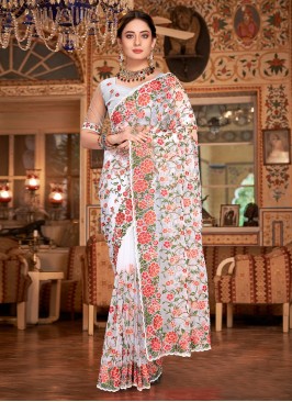 Nice Resham Net Classic Saree