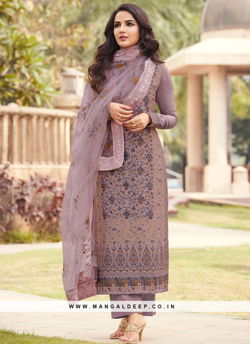 Grey Party Wear Long Length Straight Cut Salwar Kameez – Rakhi Fashion Pvt  Ltd