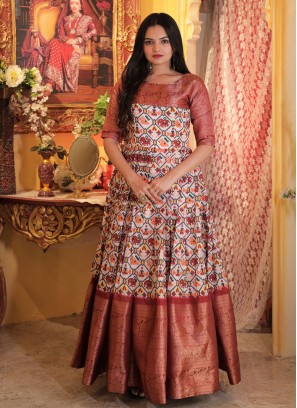 Observable Designer Gown For Sangeet