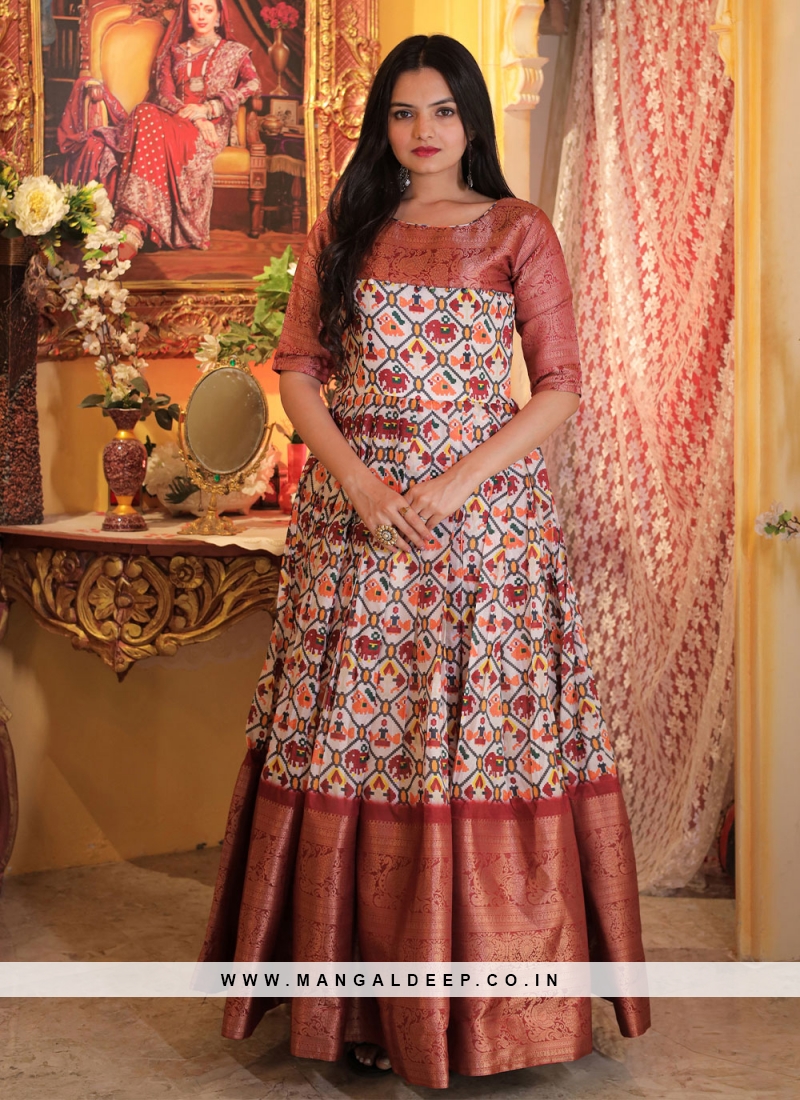 Observable Designer Gown For Sangeet