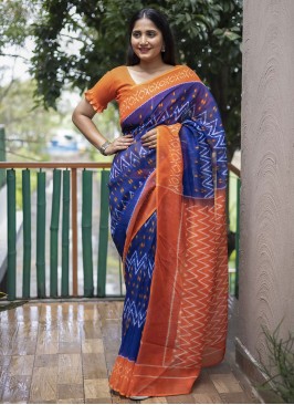 Observable Digital Print Casual Classic Saree