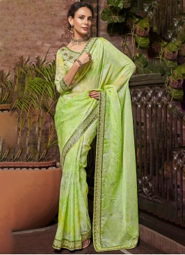 Observable Organza Ceremonial Trendy Saree