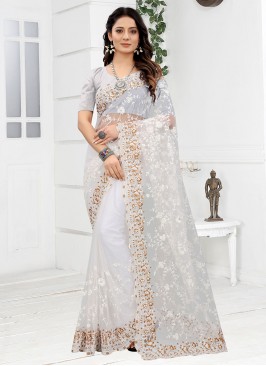 Off White Color Classic Saree