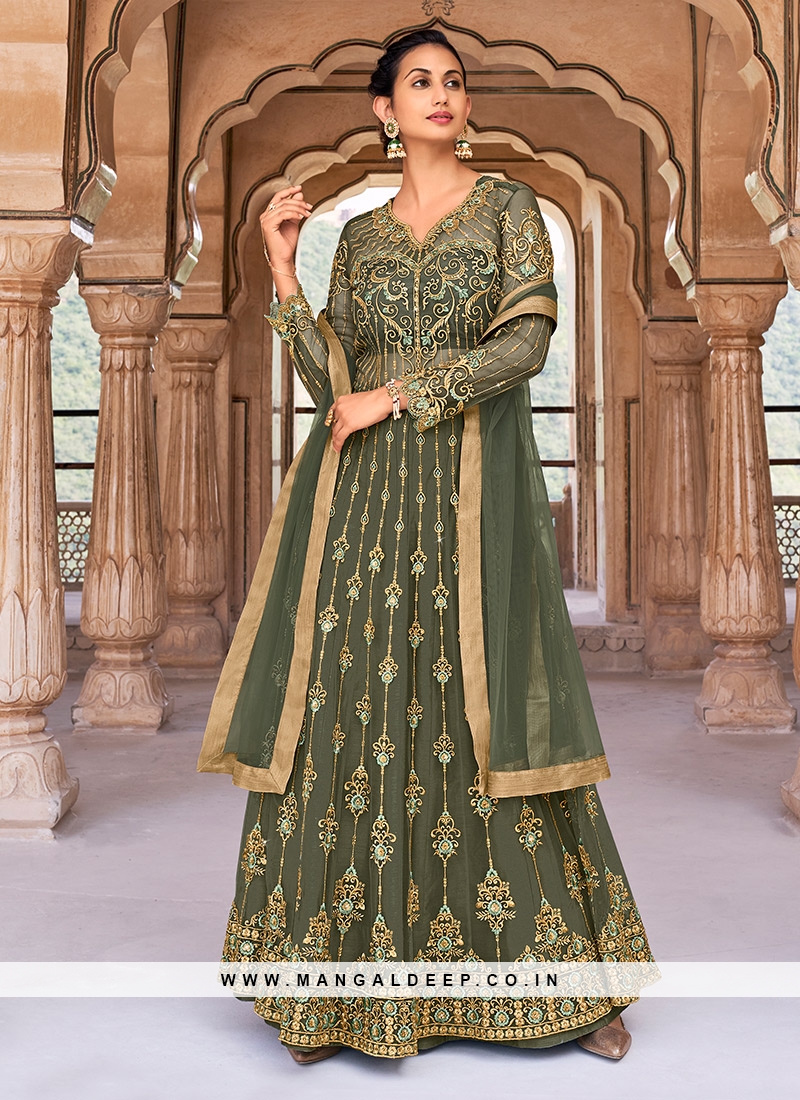 Gaurav Gupta Green sculpted gown – Kuro Clothing India