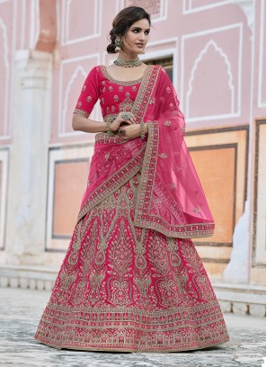 Opulent Patch Border Velvet Lehenga Choli