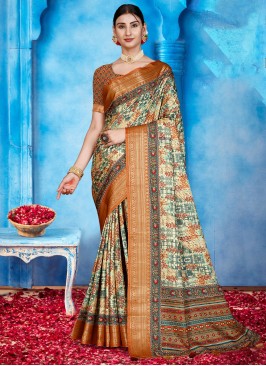 Opulent Tussar Silk Weaving Classic Saree