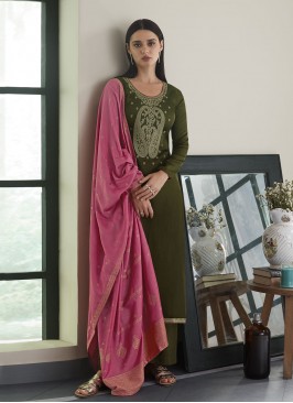 Orphic Green Ceremonial Designer Pakistani Suit