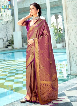 Orphic Kanjivaram Silk Woven Trendy Saree